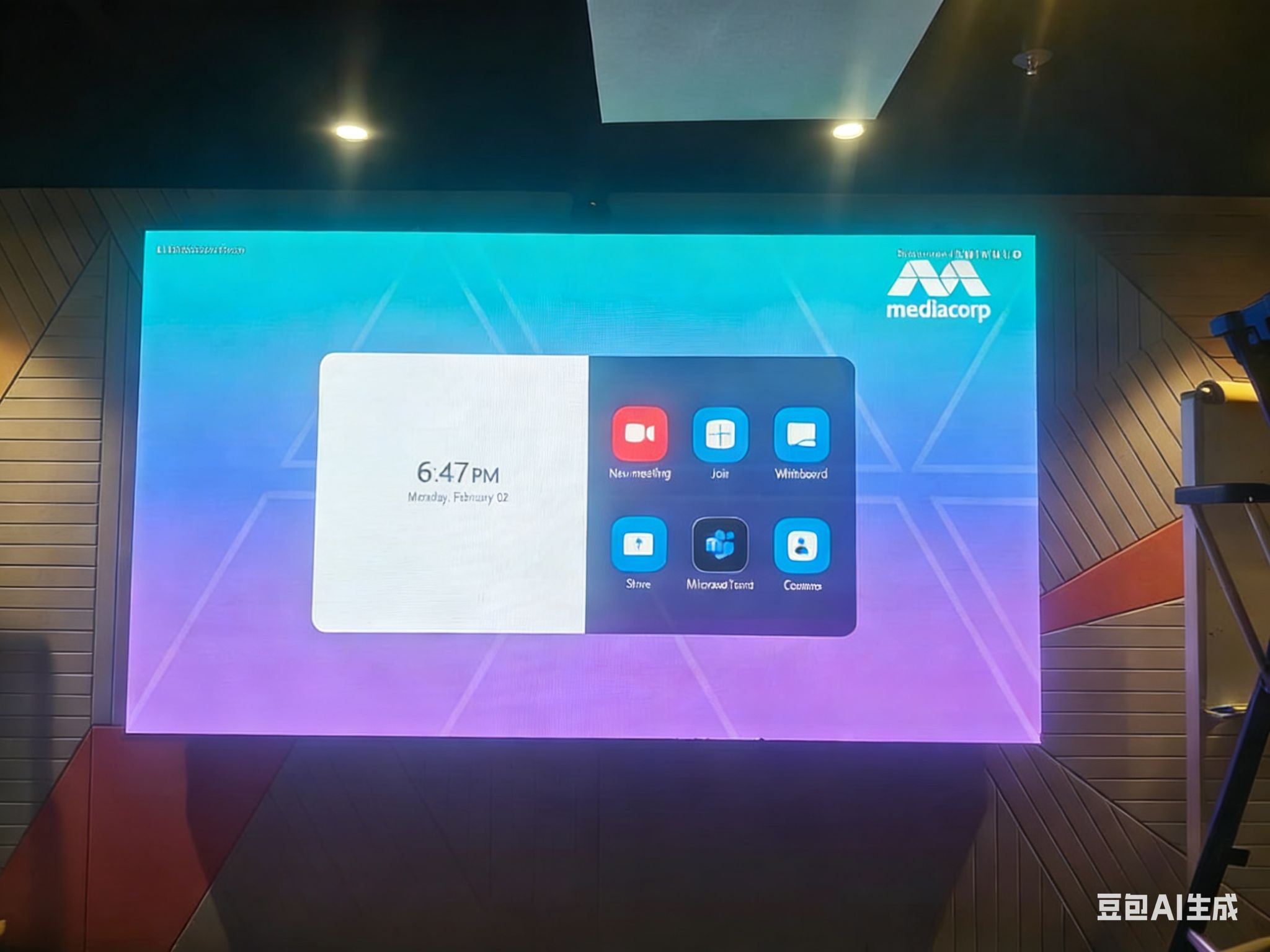 Office audiovisual display environment