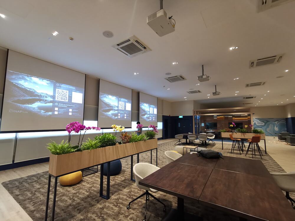 Office audiovisual display environment