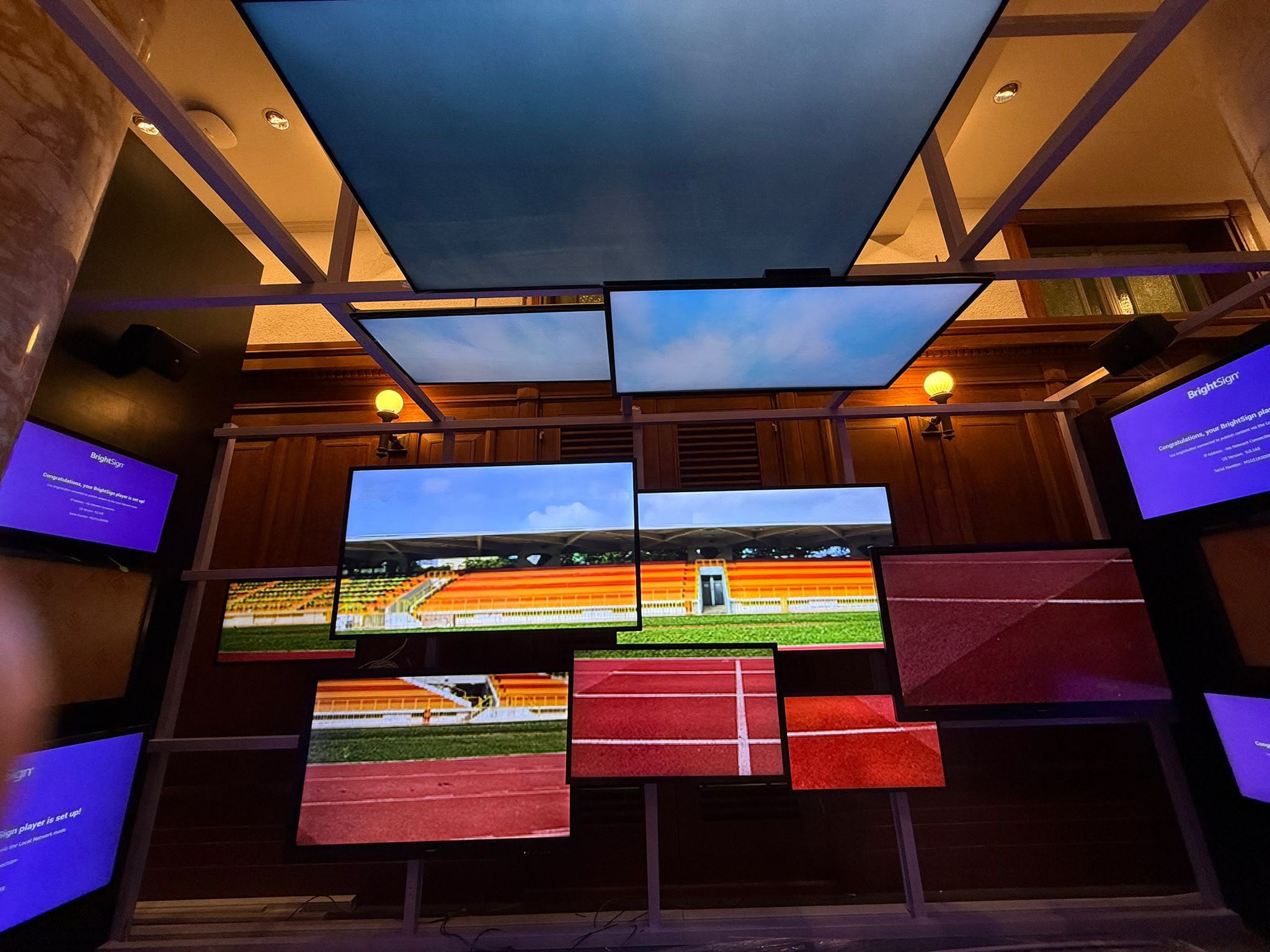 Office audiovisual display environment